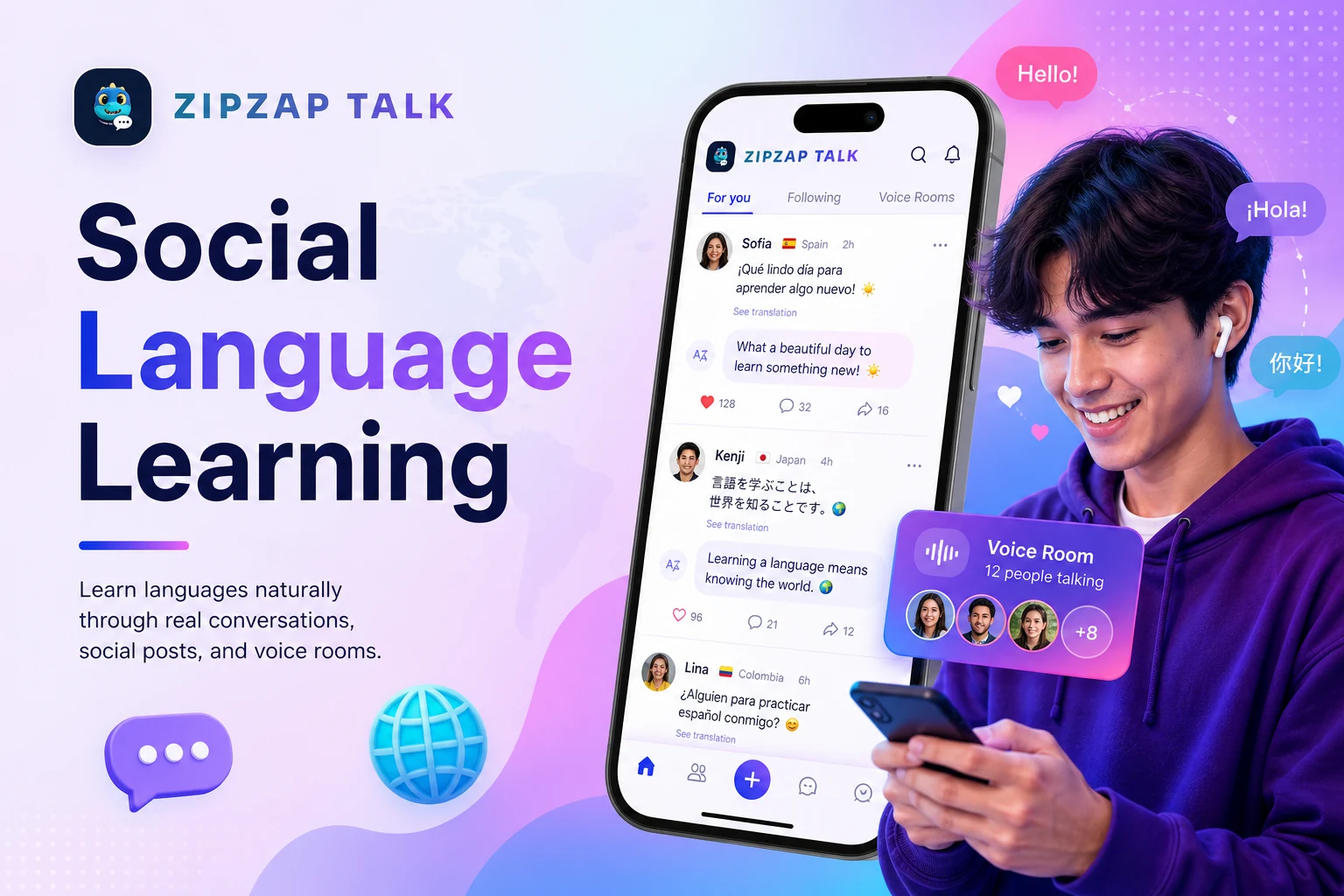 Social Media for Language Learners: Turn Scrolling Into Speaking Practice